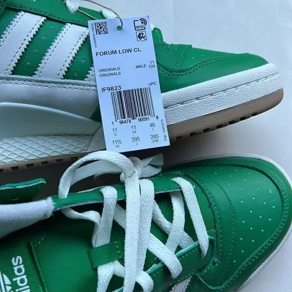 adidas originals Forum Low LEC Green/Off-White/gold sneakers - Picture 10 of 16